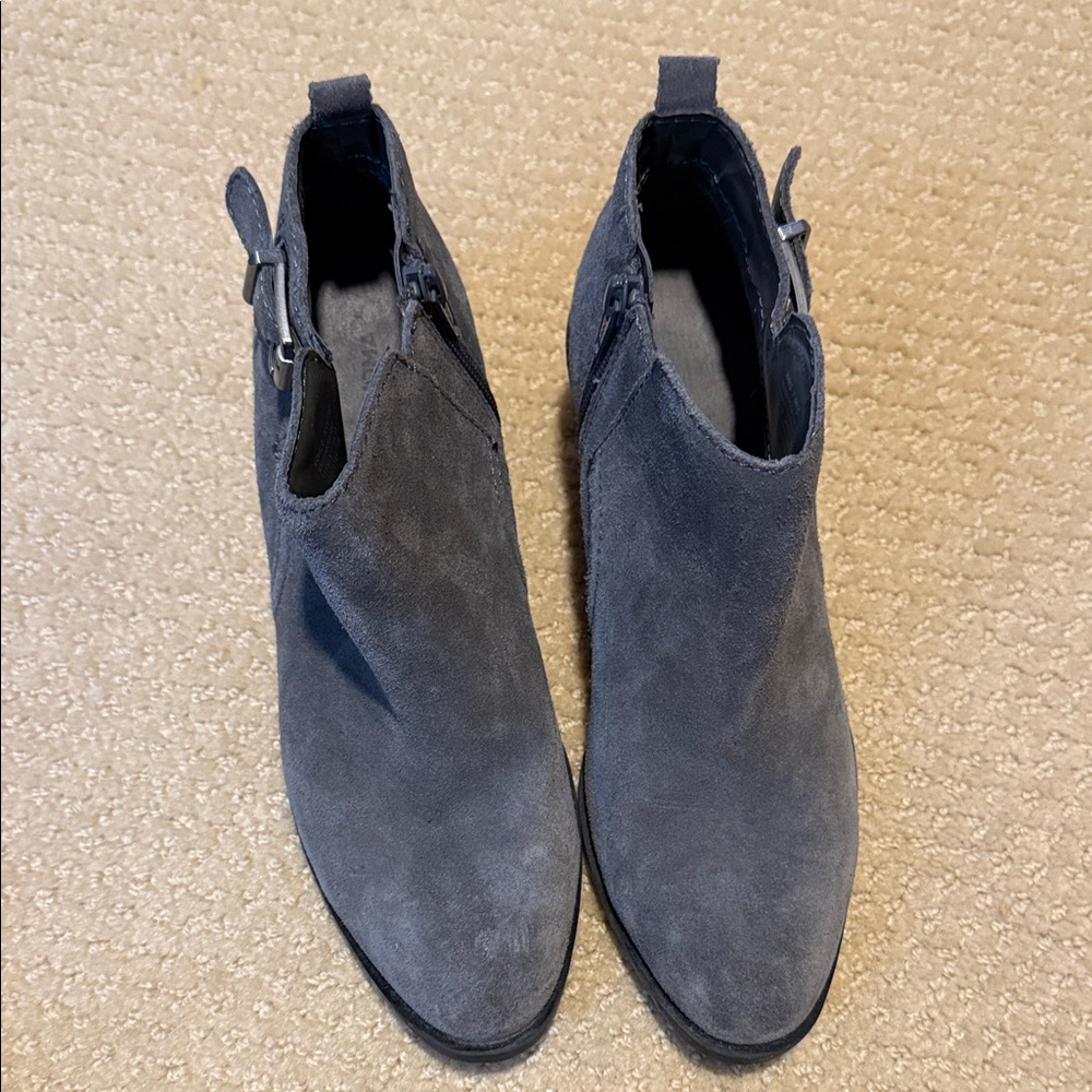 Sonoma Gray Suede Ankle Boots